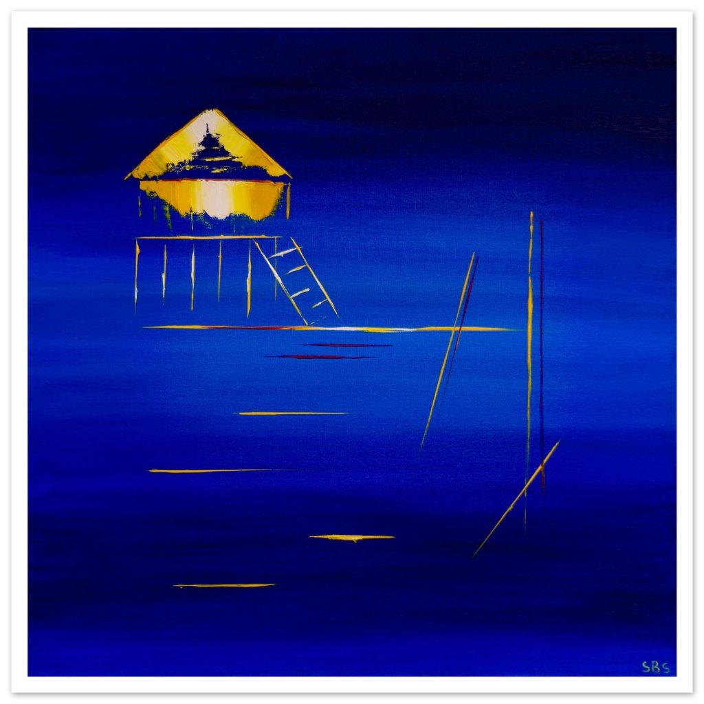 Poster premium Cabane Tchanquée – vue générale