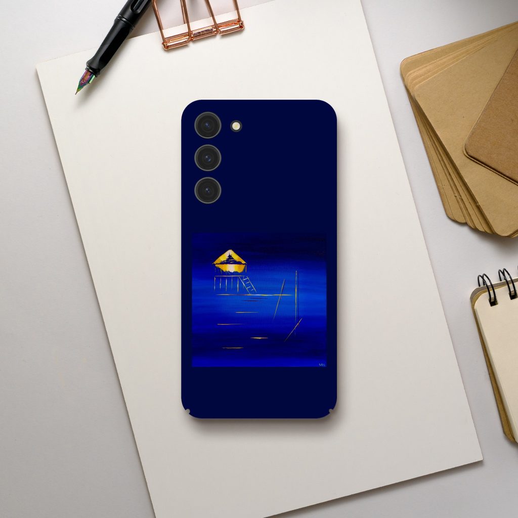 Coque Slim Samsung Cabane Tchanquée – Minimalisme Atlantique, design artistique signé Sev