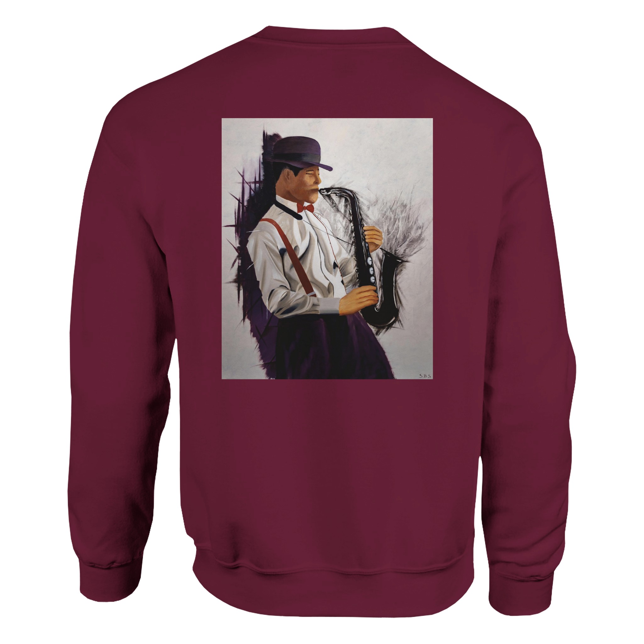 Sweat ras du cou Éclats de musique – design artistique coloré par Sev