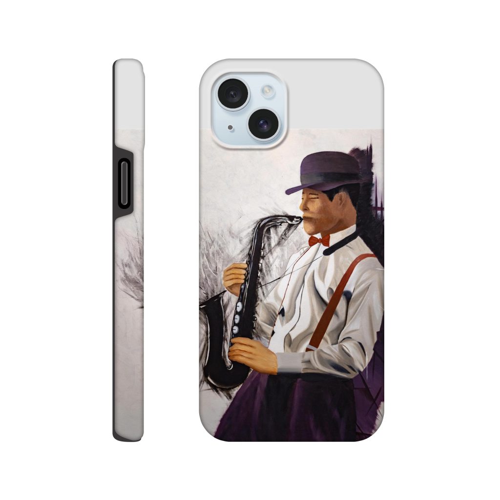 Coque résistante iPhone Éclats de musique, protection artistique et anti-choc pour smartphone