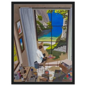 Framed canvas | Windows of the soul