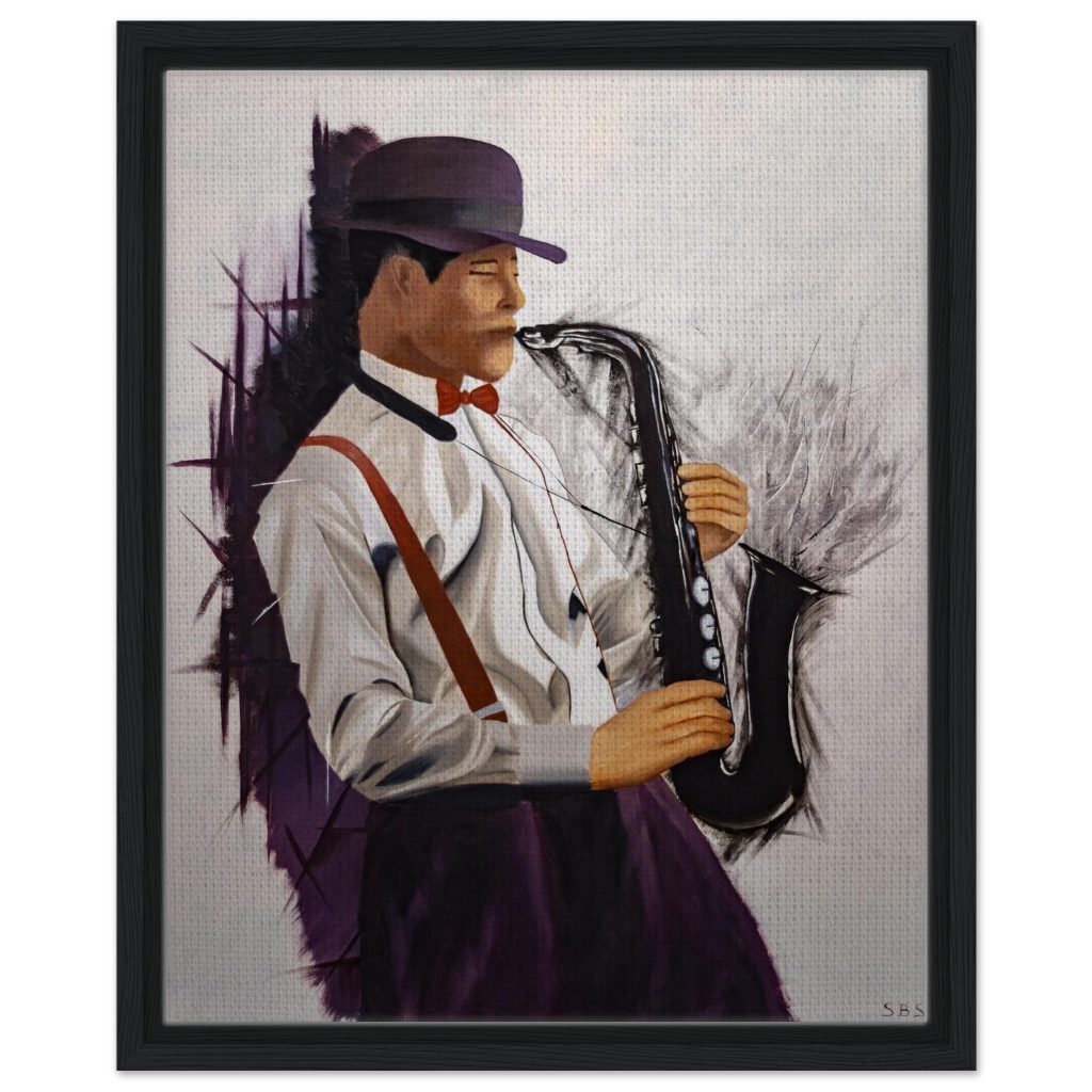 Framed canvas | Éclats de musique
