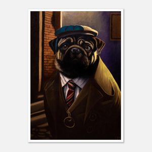 Poster premium Perdu dans la Ville – vue générale