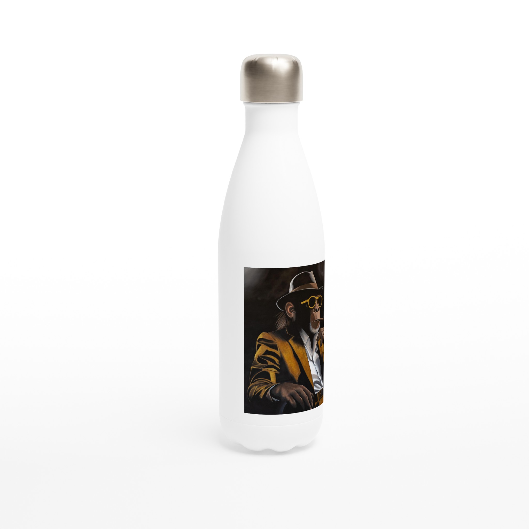 Gourde isotherme L’homme ou la bête, design artistique