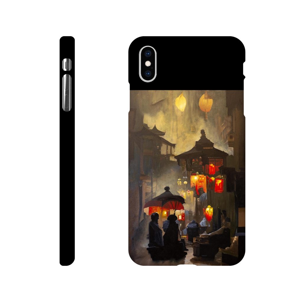 Coque Slim iPhone Ruelle de lumières – design urbain et lumineux inspiré de l’œuvre contemporaine de Sev