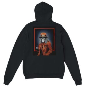 Sweat à capuche unisexe Le regard du maître – design artistique signé Sev