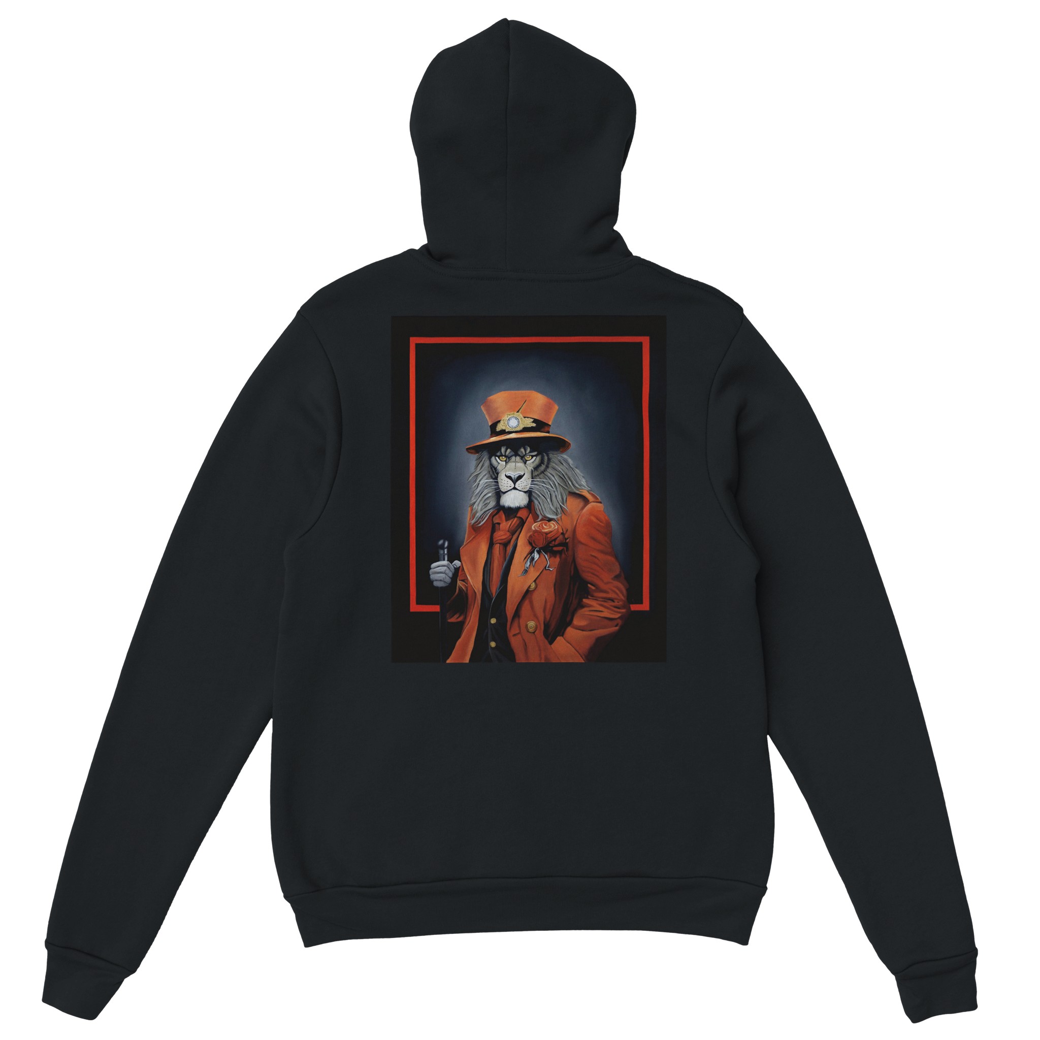 Sweat à capuche unisexe Le regard du maître – design artistique signé Sev